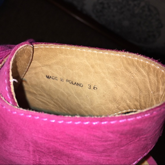 Maison Margiela BOOTS Booties MM6 HEELS - Pink / Red Sz 6 (EU 36) NICE! - Picture 12 of 16